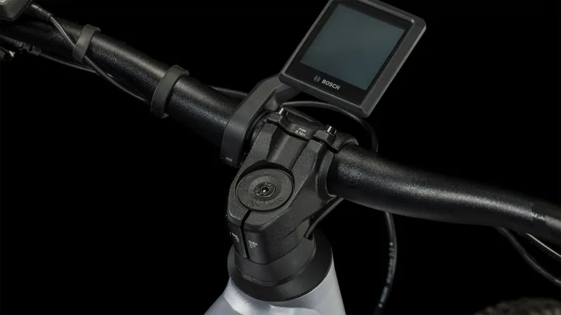 Cube Stereo Hybrid 120 Race 750 Electric Mountain Bike in Polar Silver-5